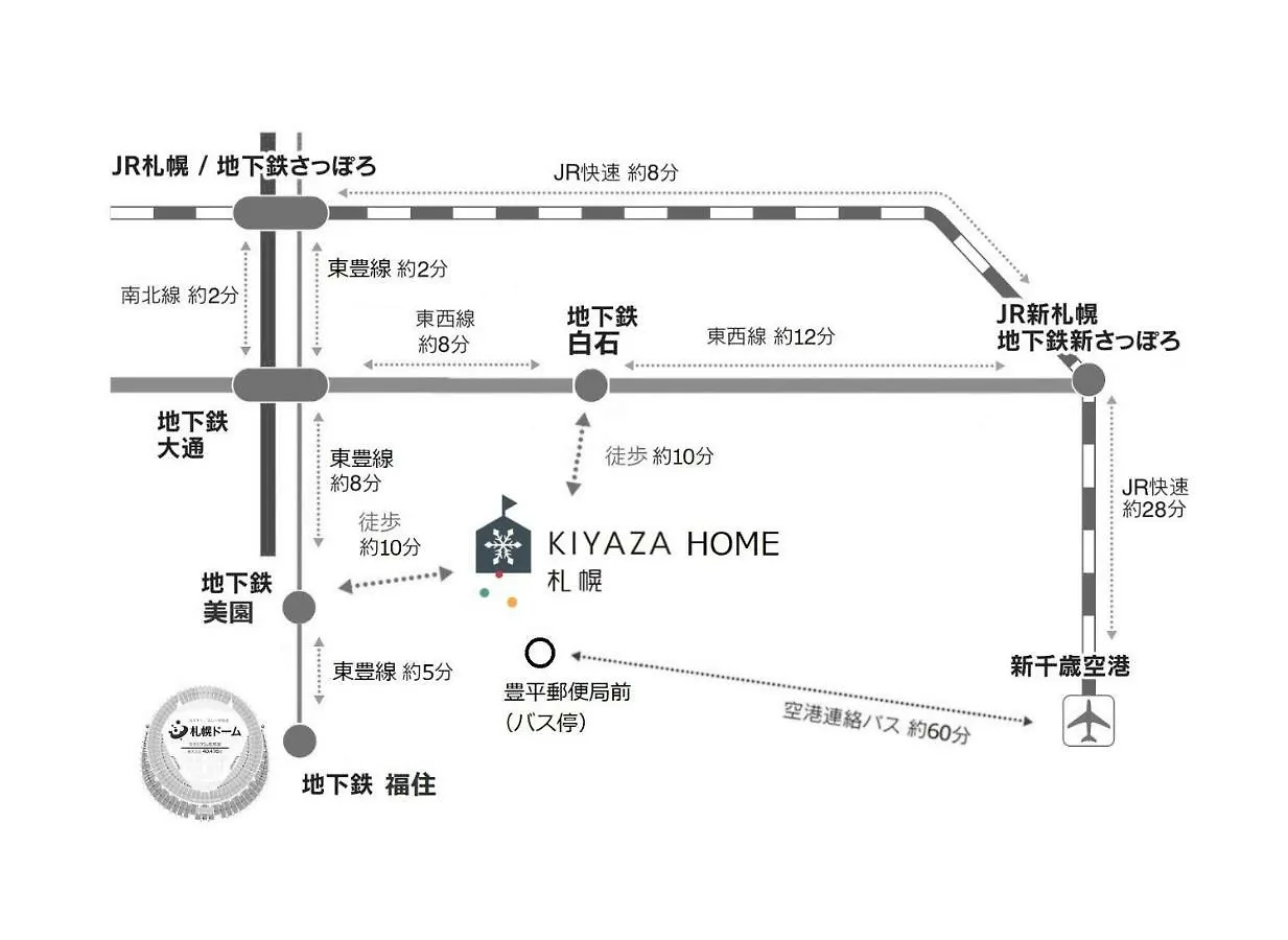 Apartment Kiyaza Home Sapporo